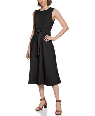 Calvin Klein - Women's Sleeveless Midi A-Line Dress