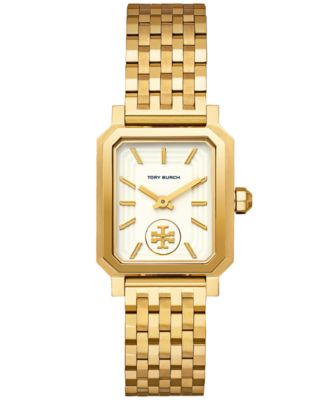 Tory Burch - Women's Robinson Gold-Tone Stainless Steel Bracelet Watch 27x29mm