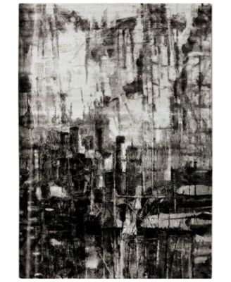 Livabliss - Nova NVA-3010 Black 3'9" x 5'2" Area Rug