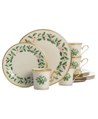 Lenox - Holiday 12-Piece Plate & Mug Set