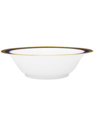 Noritake - Odessa Cobalt Gold Round Vegetable Bowl, 32 Oz.