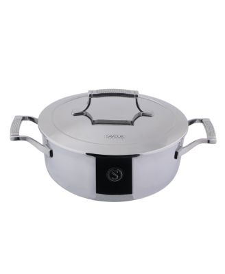 SAVEUR SELECTS - Saveur 4-Qt. Tri-ply Chef's Pan