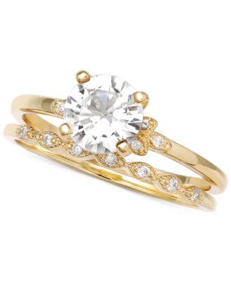 Giani Bernini - 2-Pc. Cubic Zirconia Wedding Set