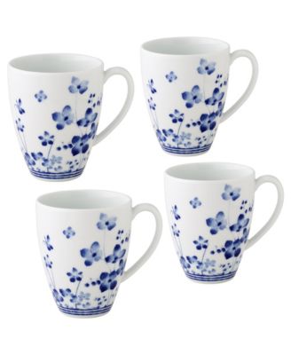 Noritake - Bloomington Road Set of 4 Mugs, 16 OZ.