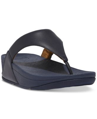 FitFlop - Lulu Leather Toepost Flip-Flop Sandals