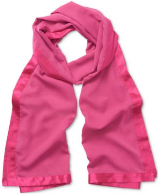 Calvin Klein - Satin Trim Chiffon Evening Wrap