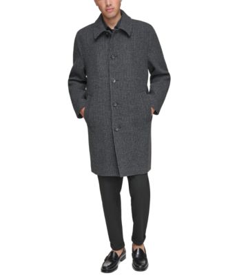 Marc New York - Men's Rennel Houndstooth Single-Breasted Topcoat