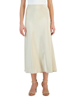 Tahari ASL - Women's Satin Midi Skirt