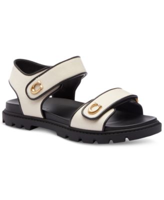 COACH - Women's Brynn Double-Band Sporty Lug-Sole Sandals