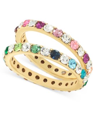 On 34th - Gold-Tone 2-Pc. Set Multi Stone Ring