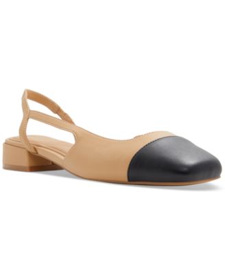 ALDO - Women's Amandine Slingback Cap Toe Block-Heel Flats