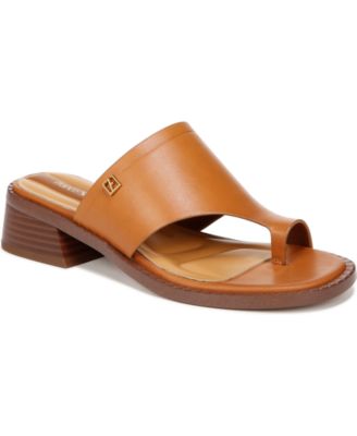 Franco Sarto - Women's Sia Toe Loop Block Heel Slide Dress Sandals