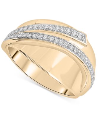 Audrey by Aurate - Diamond Swirl Statement Ring (1/4 ct. t.w.) in Gold Vermeil