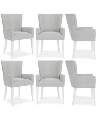 Furniture - Catriona 6 Pc. Upholstered Arm Chair Set