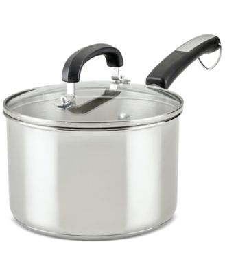Farberware - xBrilliance Stainless Steel 3-Qt. Saucepan with Lid
