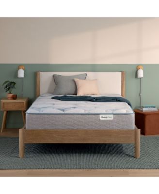 Beautyrest - Beauty Sleep Dream Weaver 13.75" Plush Mattress Set - Queen Split