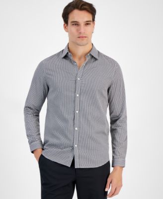 KARL LAGERFELD PARIS - Men's Slim-Fit Logo-Print Shirt