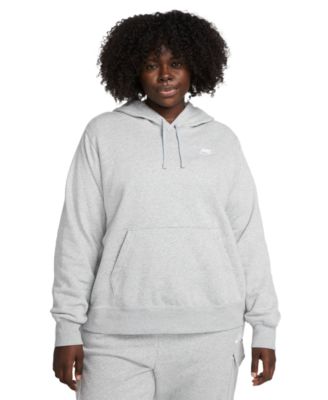 Nike - Plus Size Active Sportswear Club Hooded Fleece Sweatshirt