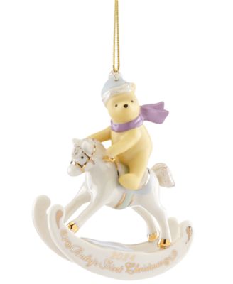 Lenox - 2024 Winnie the Pooh Baby's 1st Christmas Ornament
