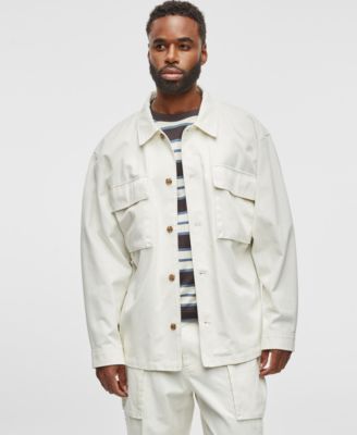 Mode of One - Men's Relaxed-Fit Utility Shirt Jacket