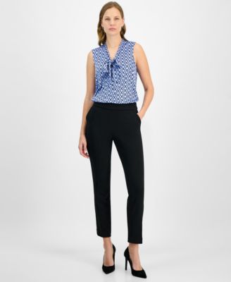 Kasper - Women's Pull-On Stretch Ankle Trousers