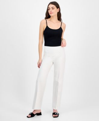 Anne Klein - Women's High Rise Pull-On Pants