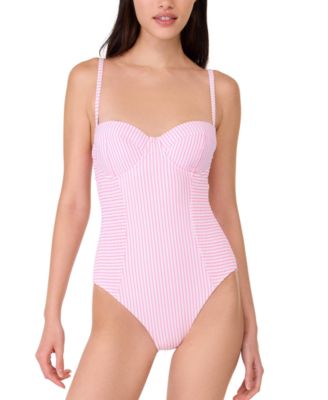 kate spade new york - Women's Smocked One-Piece Swimsuit