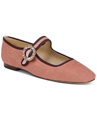 Sam Edelman - Women's Michaela Glow Buckled Mary Jane Flats