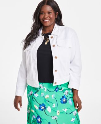 On 34th - Trendy Plus Size Short Utility Jacket