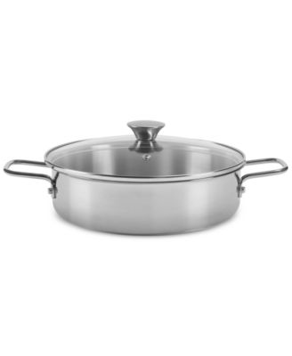 Arch Studio - Stainless Steel 3-Qt. Everyday Pan & Lid, Exclusively at Macy's