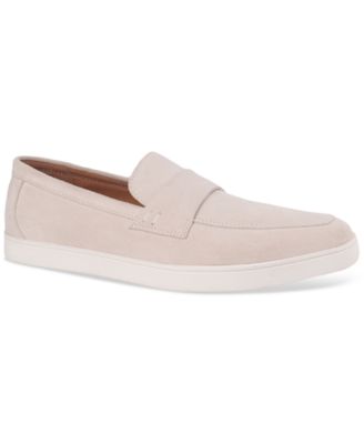Alfani - Men's Callumm Suede Slip-On Saddle Loafers