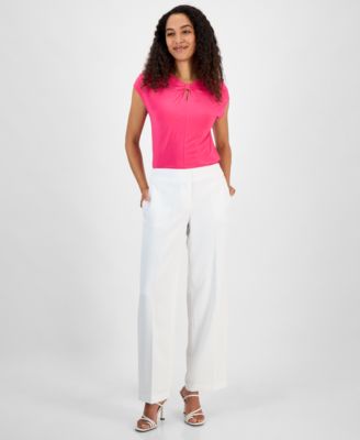 Kasper - Slim Straight-Leg Trousers