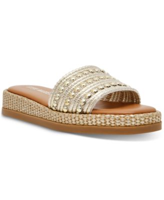 Steve Madden - Women's Boardwalk Espadrille Slide Sandals