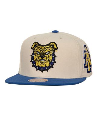 Mitchell & Ness - Men's Cream North Carolina A T Aggies Chainstitch Hook Logo Snapback Hat
