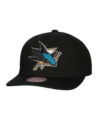 Mitchell & Ness - Men's Black San Jose Sharks Core Team Ground Pro Adjustable Hat
