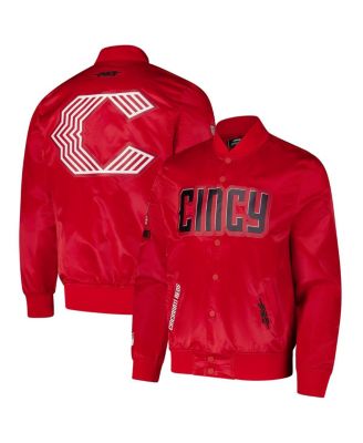 Pro Standard - Men's Red Cincinnati Reds City Connect Satin Full-Snap Jacket