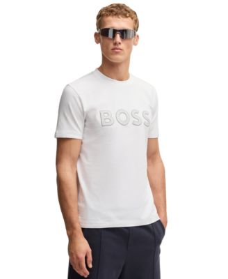 Hugo Boss - BOSS by  Men's Stretch-Cotton Regular-fit T-Shirt