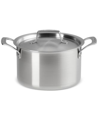 Le Creuset - Essential Stainless Steel Deep Round Stockpot with Lid, 4 Qt.