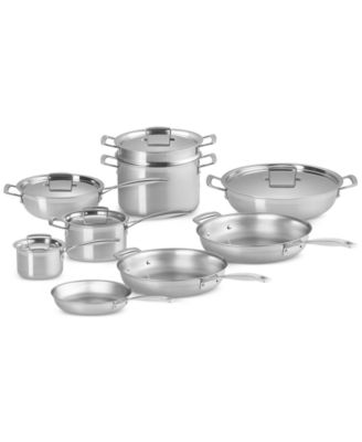 Le Creuset - Classic Stainless Steel 13-Pc. Cookware Set
