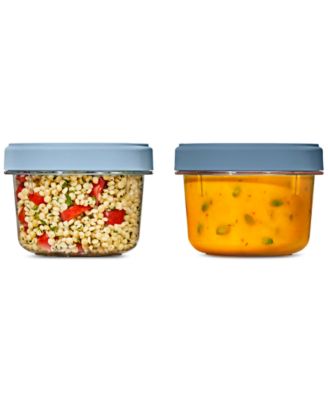 OXO - Good Grips Twist Stack 20-oz. Container, Set of 2