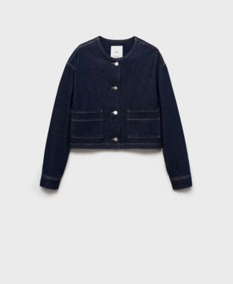 MANGO - Women's Rinse Wash Denim Jacket