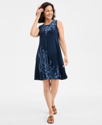 Style & Co - Petite Diana Floral Flip Flop Dress