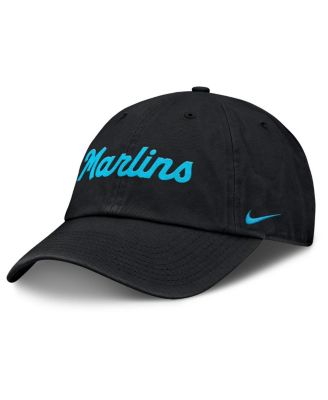 Nike - Women's Black Miami Marlins Club Adjustable Hat