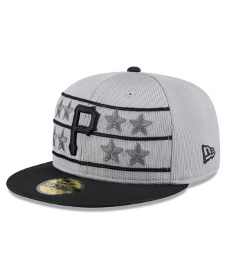 New Era - Men's Gray/Black Pittsburgh Pirates 2025 Batting Practice 59FIFTY Fitted Hat