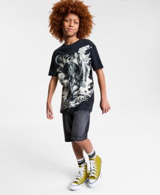 Epic Threads - Miles Morales Tee &  Jean Shorts