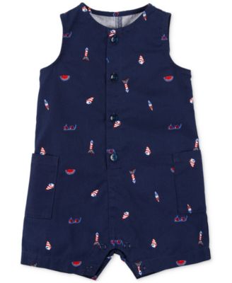 Carter's - Baby Boys 4th of July Button-Down Romper
