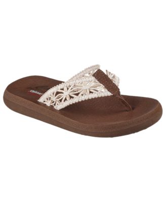 Skechers - Women's Relaxed Fit: Asana - Ocean Breezier Flip-Flop Sandals from Finish Line