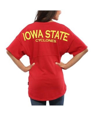 Spirit Jersey - Women's Cardinal Iowa State Cyclones Spirit Jersey Oversized T-Shirt