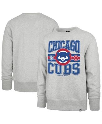 '47 Brand - Men's Gray Chicago Cubs Letters Headline Pullover Sweatshirt