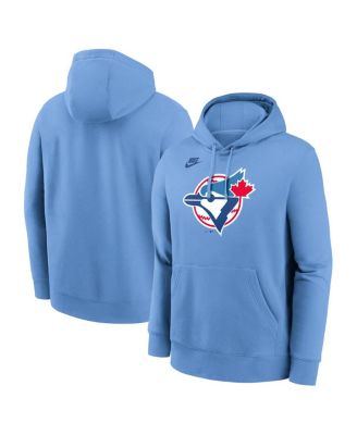 Nike - Men's Powder Blue Toronto Blue Jays Cooperstown Collection Logo Club Pullover Hoodie